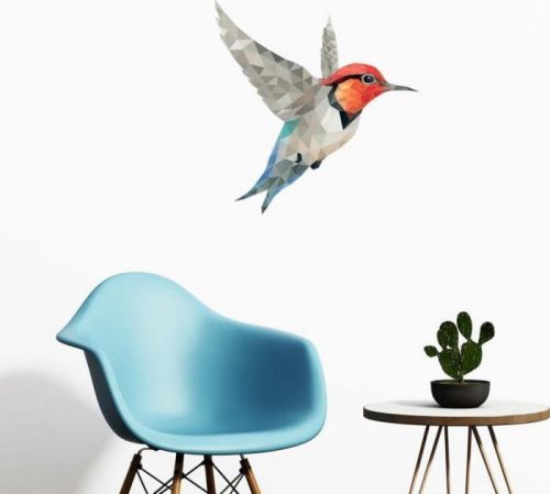 Samolepka Ambiance Origami Colibri
