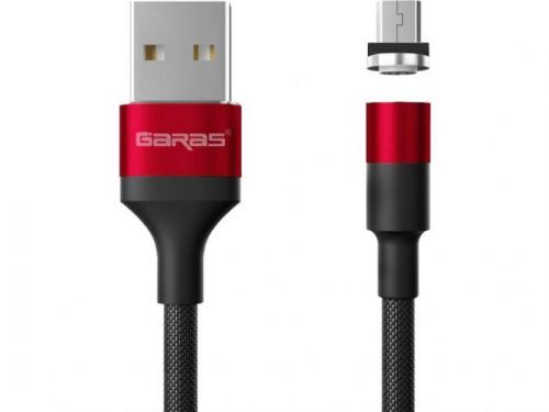 M1 - Magnetický USB kabel - Červený - Micro USB