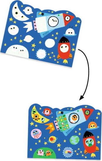 Kouzelné vodní omalovánky Djeco Zvířátka