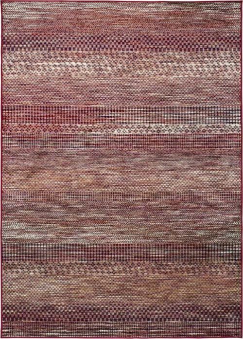 Červený koberec z viskózy Universal Belga Beigriss, 70 x 220 cm
