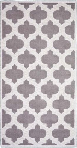 Béžový bavlněný koberec Vitaus Madalyon, 80 x 150 cm