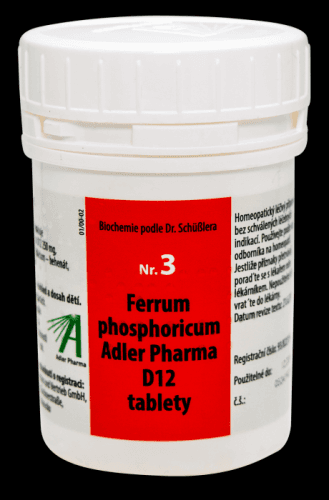 Adler Pharma Nr.3 Ferrum phosphoricumD12 1000 tbl.