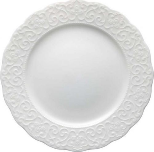 Bílý porcelánový talíř Brandani Gran Gala, ⌀ 21 cm