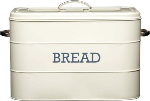 Krémová plechová dóza na chléb Kitchen Craft Nostalgia