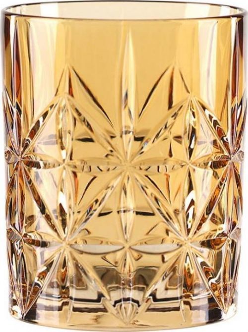 Oranžová sklenice na whisky z křišťálového skla Nachtmann Highland Amber, 345 ml
