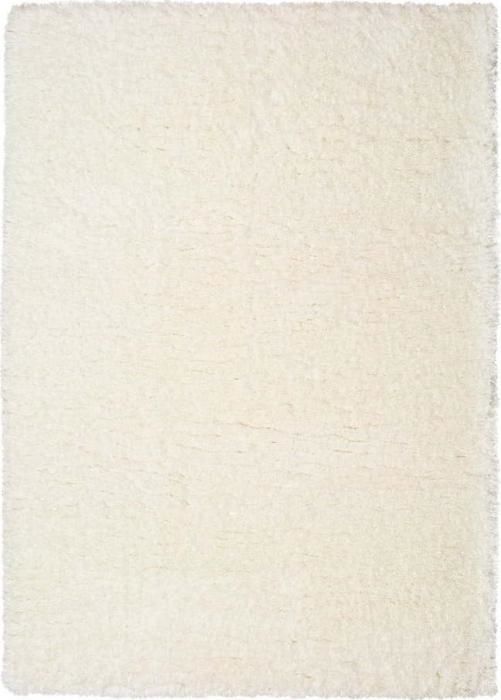 Bílý koberec Universal Floki Liso, 140 x 200 cm