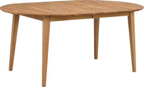 Oválný dubový rozkládací jídelní stůl Rowico Mimi, délka až 210 cm