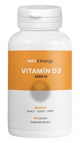 MOVIt Energy  MOVit Vitamin D3 2000 I.U. 50 ucg 90 kapslí