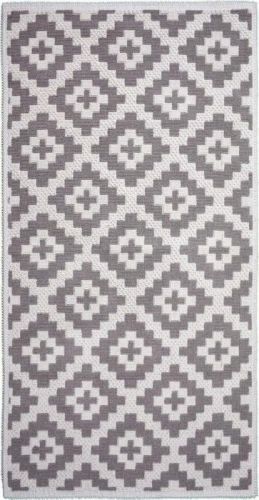 Béžový bavlněný koberec Vitaus Art, 60 x 90 cm