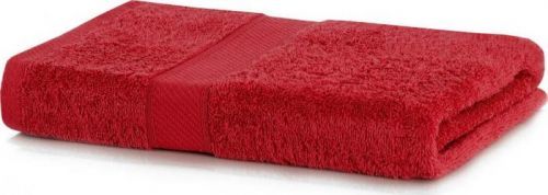 Červená osuška DecoKing Bamby Red, 70 x 140 cm