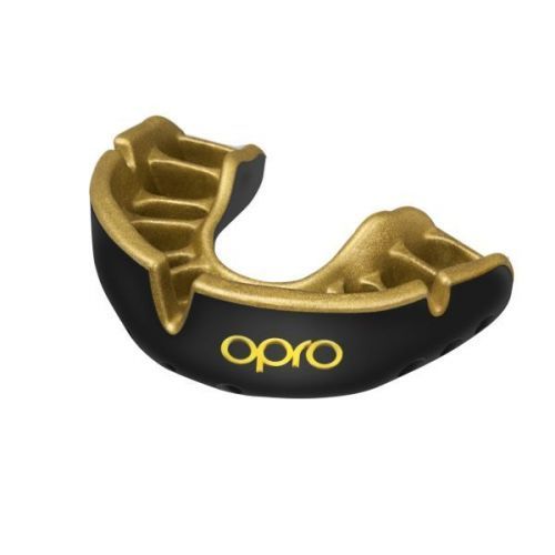 Chrániče zubů - OPRO - GOLD level - černá/zlatá černá