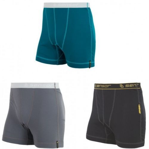 Sensor DOUBLE FACE EVO TRENKY 3-PACK šedá XXL - Pánské trenýrky