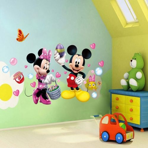 Velká samolepka na zeď Mickey mouse