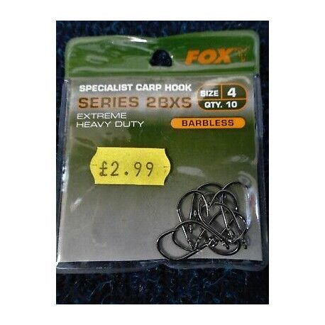 FOX - SERIES 2BXS Specialist Carp Hook EXTREME HEAVY DUTY vel. 8 10ks bez protihrotu