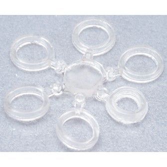 FC Bait bands silikonové gumičky 3ks - TB 10 mm, barva černá