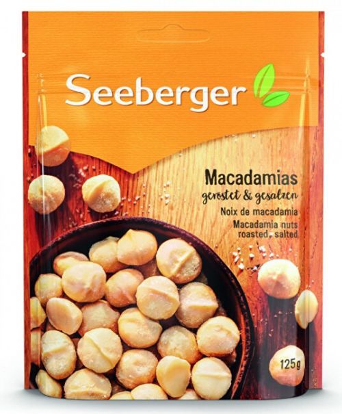 Seeberger Makadamové ořechy pražené a solené 125 g