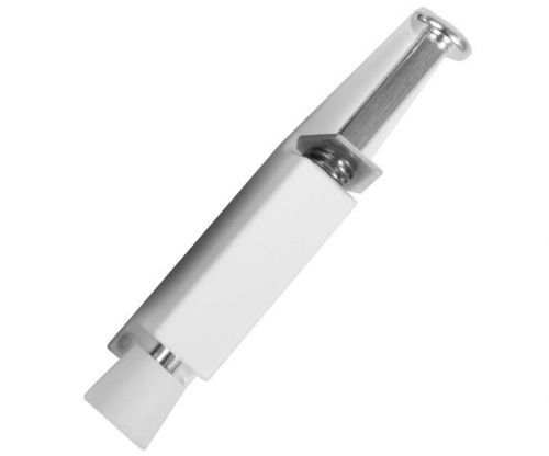 Stavěč dveří hranatý - 180mm bílý