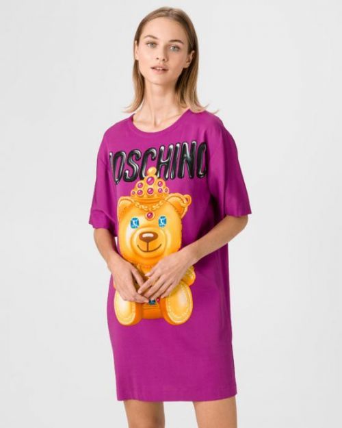 Love Moschino Šaty Fialová