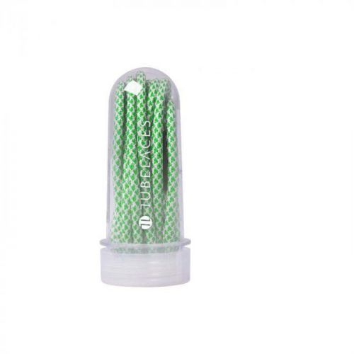tkaničky TUBELACES - Rope Multi white/neon green (4845)