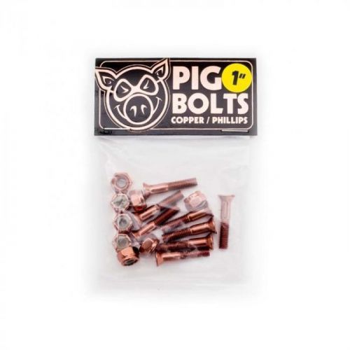 šroubky PIG WHEELS - Copper 1in Phillips Hardwar (MULTI)