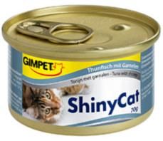 ShinyCat konzervy tuňák s krevetami 2×70g