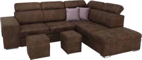 Tempo Kondela Sedací souprava LANZA, / světle fialová, pravá + kupón KONDELA10 na okamžitou slevu 3% (kupón uplatníte v košíku)