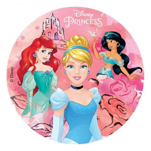 Jedlý papír Disney princezny 20cm - Dekora
