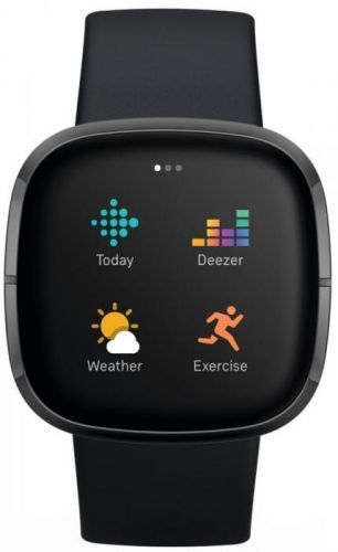 Fitbit Sense, Carbon/Graphite Stainless Steel