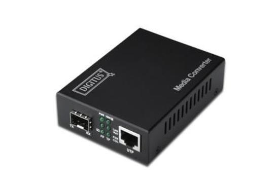 Digitus Media Converter 10/100/1000Base-T to SFP slot + zdroj 80km - bez SFP modulu, DN-82130