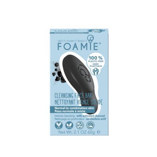 Foamie Cleansing Face Bar Too Coal to Be True 60g