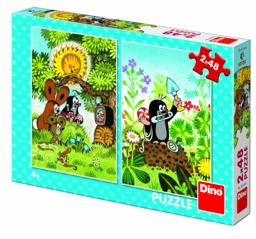 DINO - Puzzle KRTEK 2x48