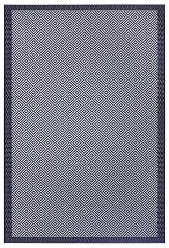 Hanse Home Collection koberce Kusový koberec Flatweave 104822 Blue/Grey - 80x150 cm Bílá