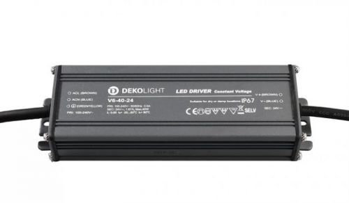 Deko-Light napájení IP, CV, V6-40-24 konstantní napětí 0-1670 mA IP67 24V DC 40,00 W 872083