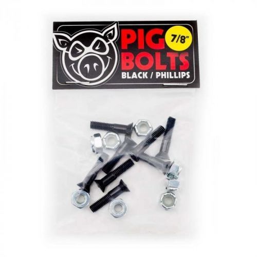 šroubky PIG WHEELS - Black 1.5in Phillips 10 Pac (MULTI)