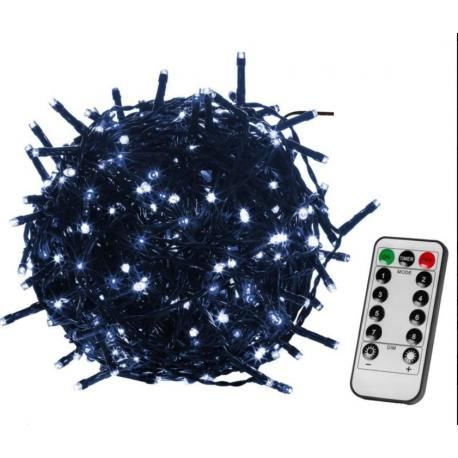 VOLTRONIC světelný řetěz - 100 LED, studená bílá  M68403