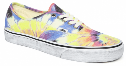 Boty Vans Authentic washed tie dye/true white 45