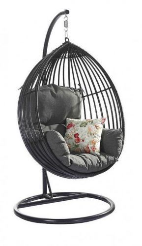 DEOKORK Ratanová závěsná houpačka SARAH