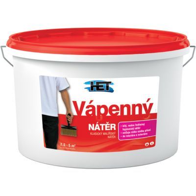 HET vápenný nátěr, bílý, 6 kg