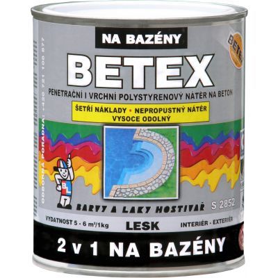 Betex s2852 2v1 barva na bazény 440 tmavě modrá, 1 kg