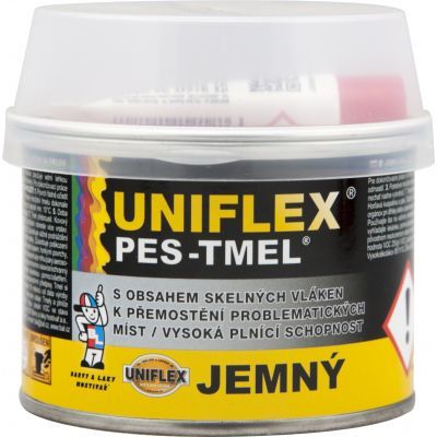 Uniflex PES-TMEL jemný tmel na kov, ocel, kámen, beton a dřevo, 200 g