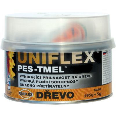 Uniflex PES-TMEL dřevo, tmel na dřevo, bílý, 200 g