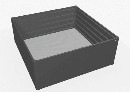 Biohort Zvýšený truhlík na zeleninu 2 x 2 (tmavě šedá metalíza) 2 x 2 (2 krabice)