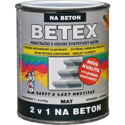 Betex S2131 2v1 vrchní barva na beton 110 šedá, 800 g