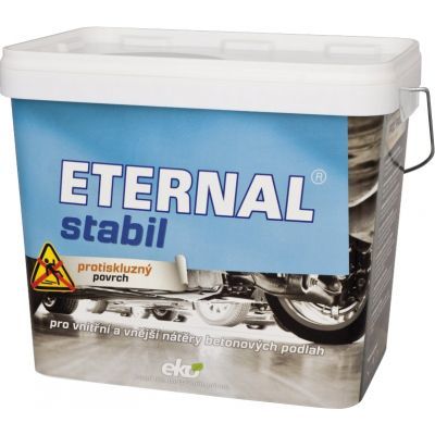 Eternal Stabil protiskluzová barva na betonové podlahy a dlažbu, tmavě šedá, 10 kg