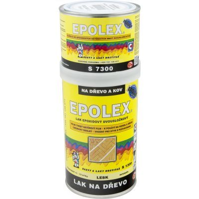 Epolex s1300 lesk dvousložkový lak na dřevo + tužidlo, 840 g