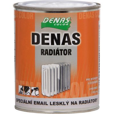 Denas Radiator barva na radiátory rychleschnoucí, 0100 bílá, 700 g