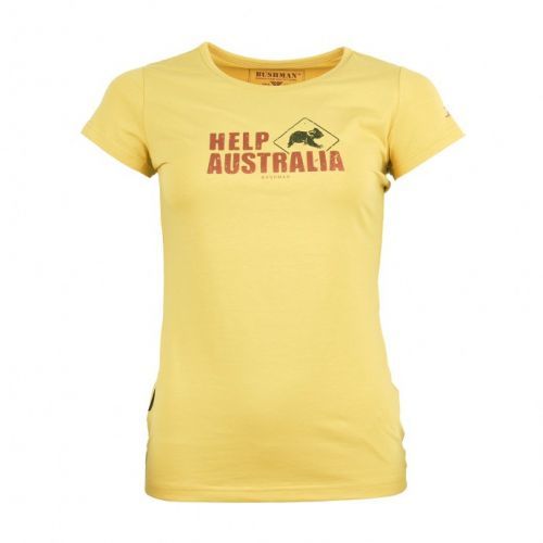 Bushman tričko Help Australia W yellow L