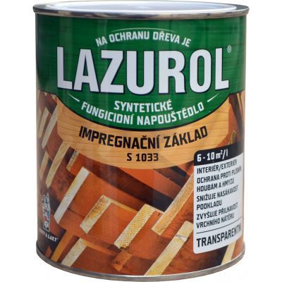 Lazurol S1033 impregnační základ čirý, 750 ml