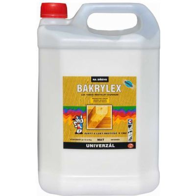 Bakrylex V1302 univerzál mat disperzní lak na dřevo bezbarvý, 5 kg