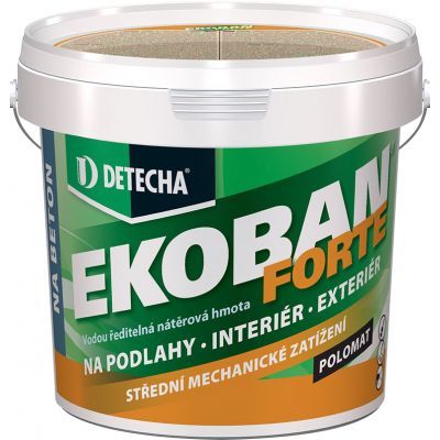Detecha Ekoban Forte barva na dřevo i beton, šedá, 5 kg